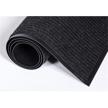 Dwellingdesigns Cwn 4 X 6 Ft. Needle Rib Mat - Charcoal - 4 x 6 ft. DW3484786